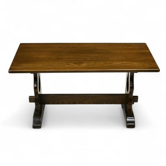 Large Oak Coffee Table Tudor Refectory Style Jaycee FREE UK Delivery. SBR10467/1405E