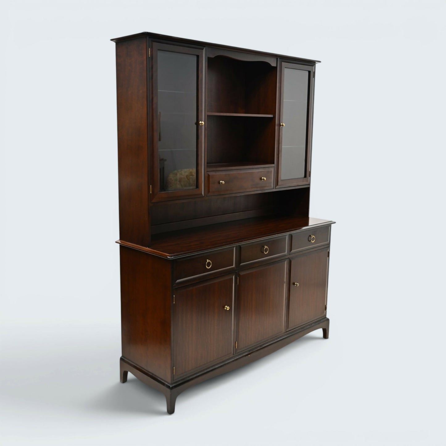 Stag Dresser Sideboard Display Bookcase 2 Piece Storage Unit FREE UK* Delivery