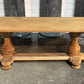 French Bleached Oak Monastery Dining Table