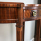 Demi-Lune Side Table Hall Table with Serpentine Front Reproduction