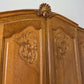 Wardrobe Vintage French Louis XVI Style Oak Four Door Carved Armoire LOT 6463