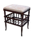 Antique Mahogany late Victorian spindle stool