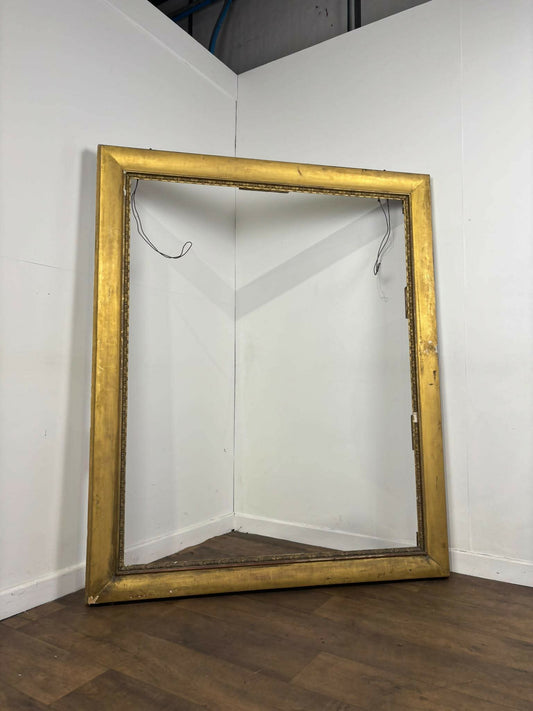 Late 19th Century Very Large Antique Gilt Decorative Picture Frame