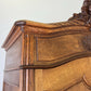 Wardrobe Antique French Style Oak Two Door Storage Carved Armoire LOT 6510