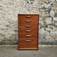 Austinsuite Chest of Drawers: Mid-Century Modern Tallboy Cabinet Teak Six Drawer