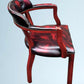 Leather Chesterfield Court Chair / Leather Office Chair