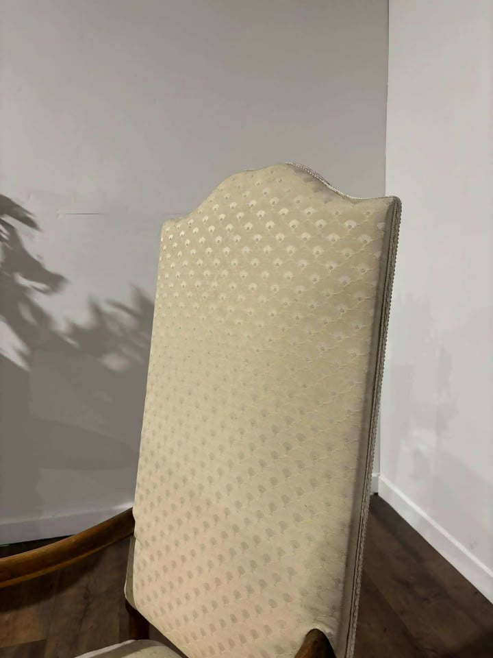 Early 20th Century Oak Framed Hump Back Side Chair