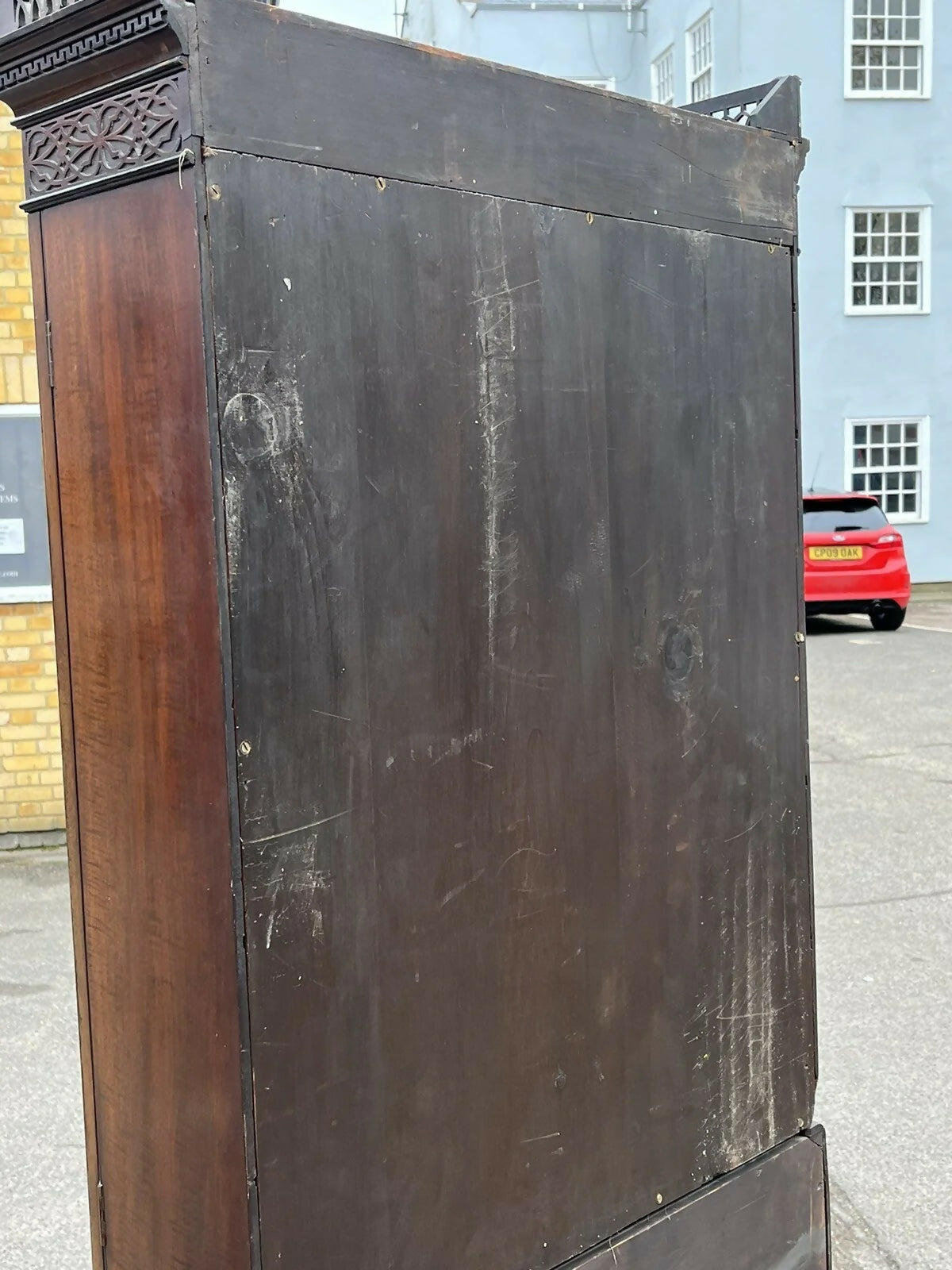 Suffragette WSPU Mahogany Vintage Bookcase Bureau