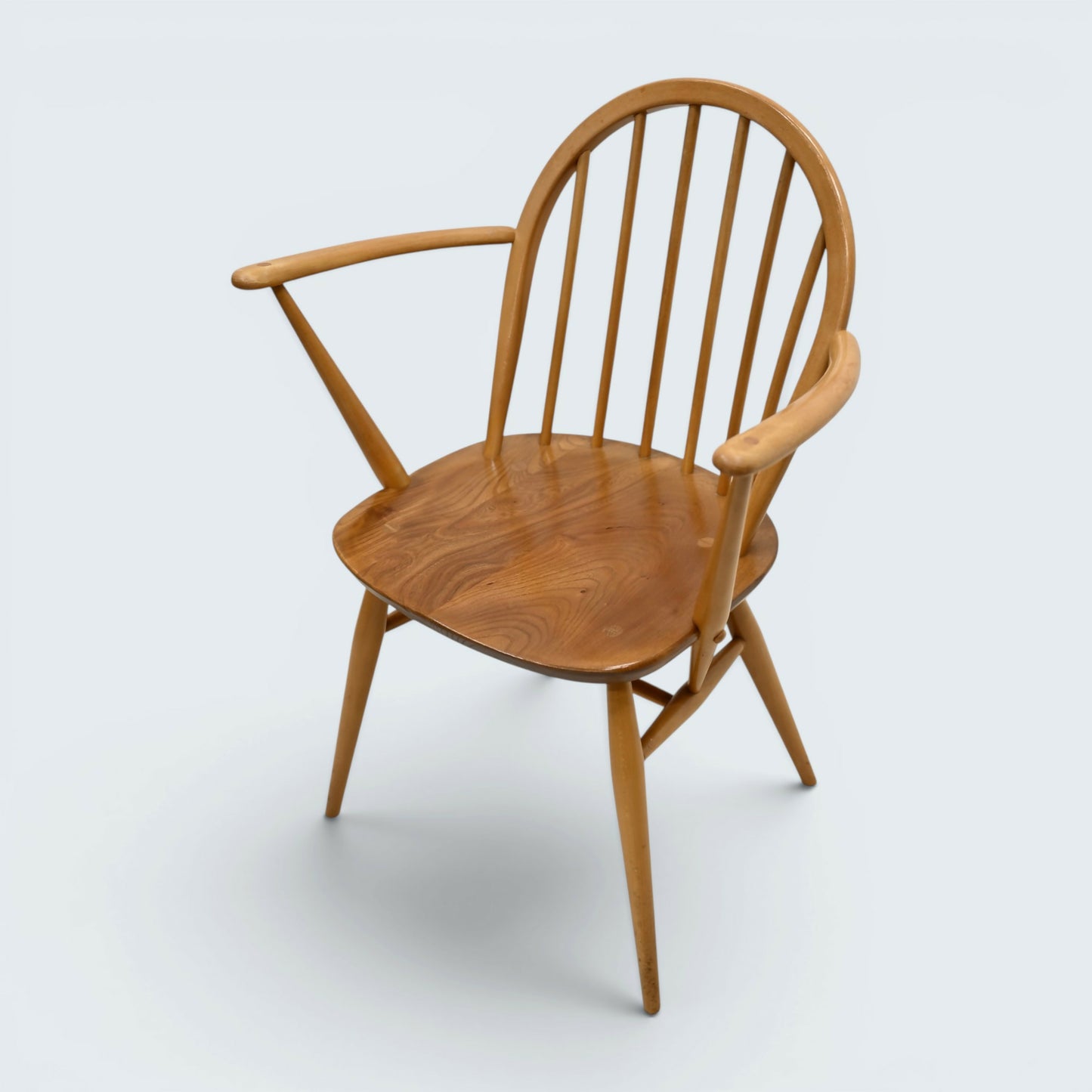 6 Ercol Dining Chairs Windsor Bow Back Vintage Retro Seating FREE UK Delivery*
