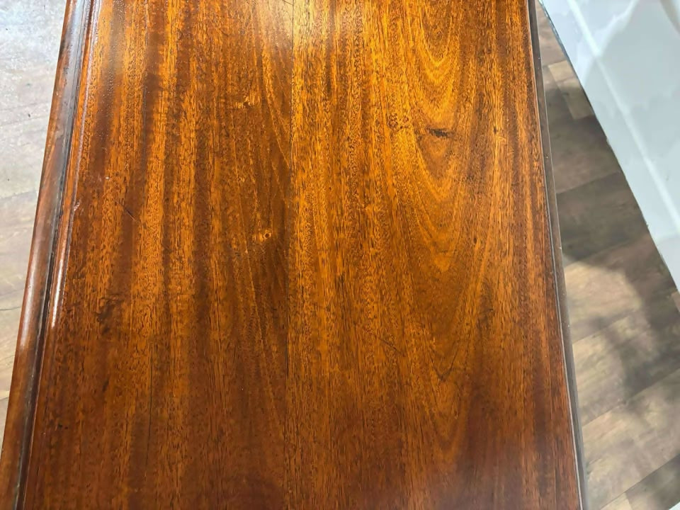 Antique Mahogany Writing Desk with Brass Claw Feet – Full of Character