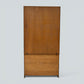 Ercol Mural Wall Unit Display Cabinet Glass Doors Golden Dawn FREE UK Delivery
