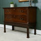 Mahogany Chest of Drawers on Raised Supports with Fretwork Decoration