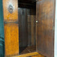 Vintage Oak Wardrobe with Bevelled Mirror