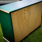 Green & Gold Repainted Pine Sideboard Dresser