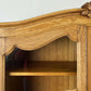Bookcase Vintage French Louis XVI Oak Display Cabinet Carved Sideboard LOT 6346
