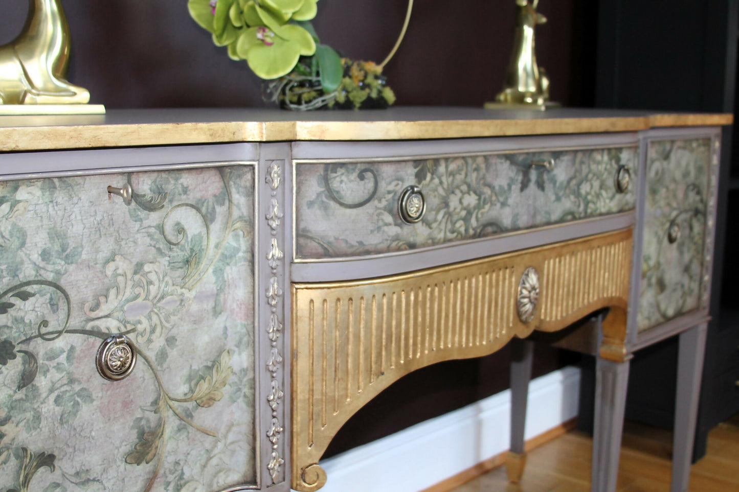 Upcycled vintage sideboard