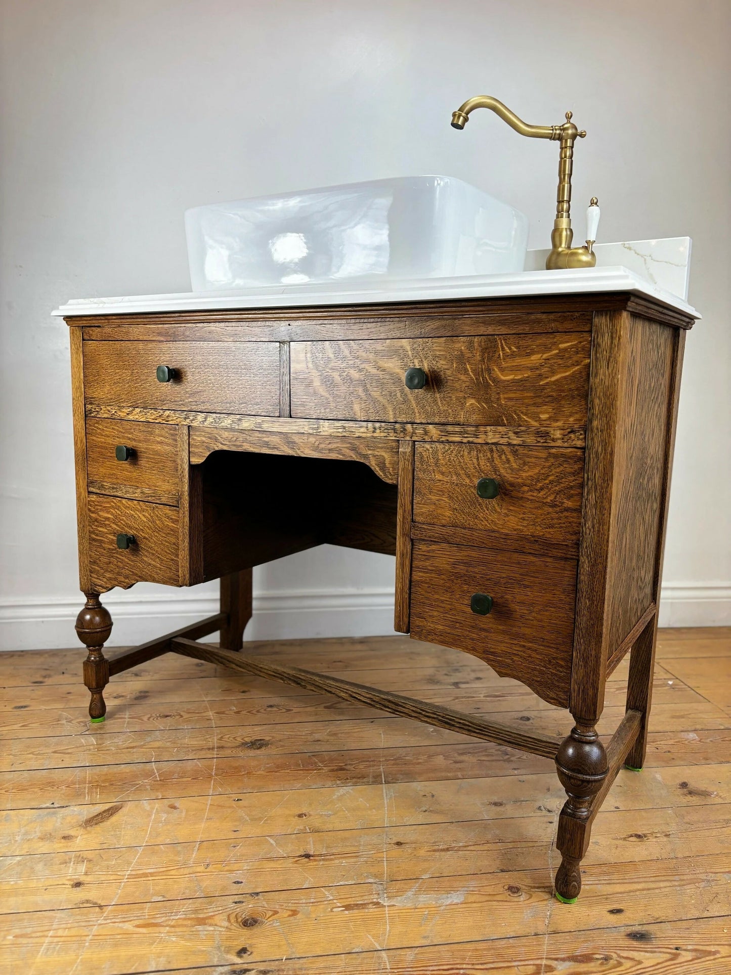 Vintage Vanity Unit Made to Order Vanity Unit Custom Made Bathroom Furniture Antique Traditional Bathroom Washstand Basin Unit