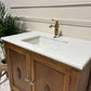 Vintage Oak Bathroom Vanity Unit