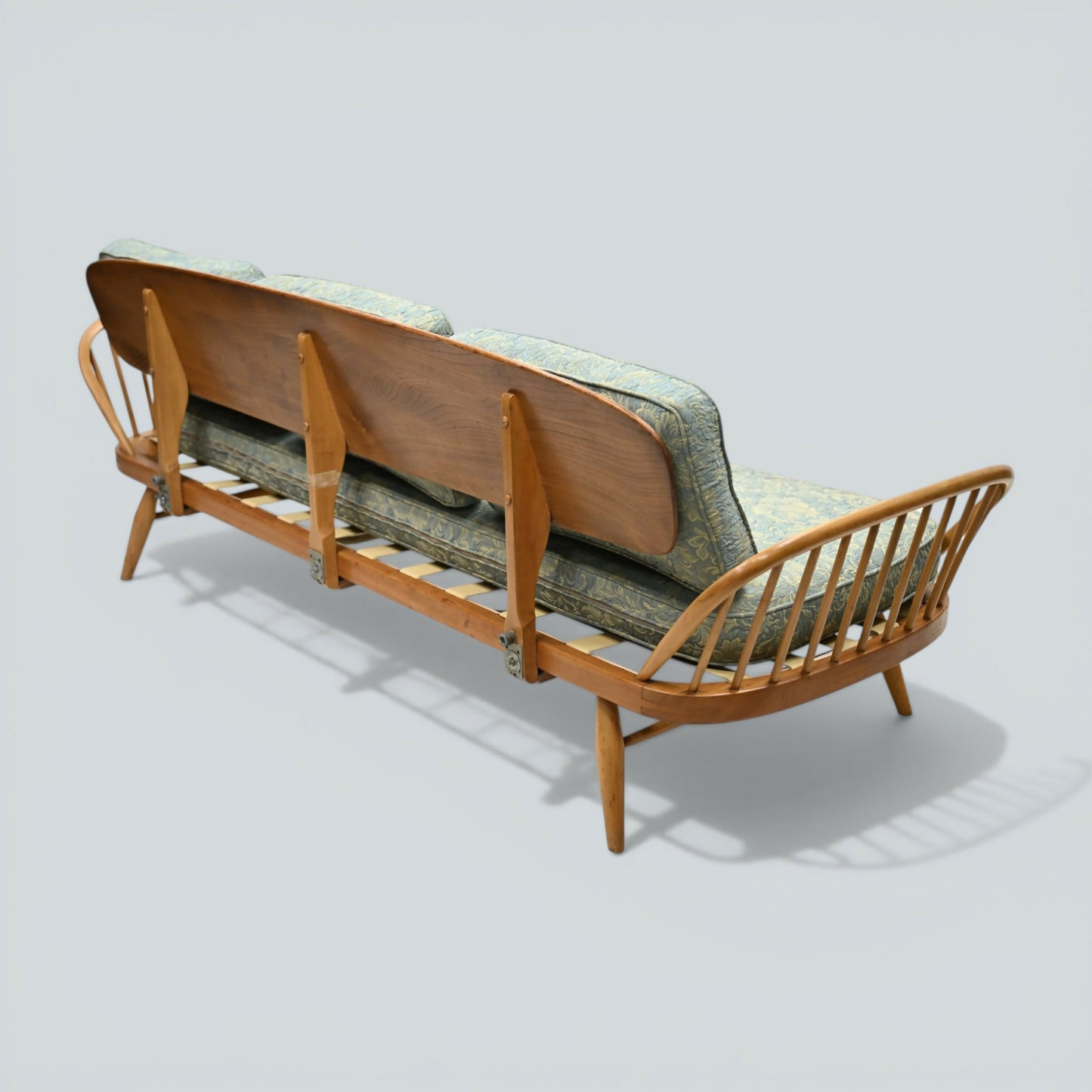 Ercol Studio Couch Day Bed New Webbing Light Finish Model 355 FREE UK Delivery