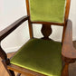 Pair of Edwardian Mahogany Upholstered Armchairs