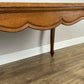 Dining Table Vintage French Style Oak Carved Folding Extendable Table LOT 6355