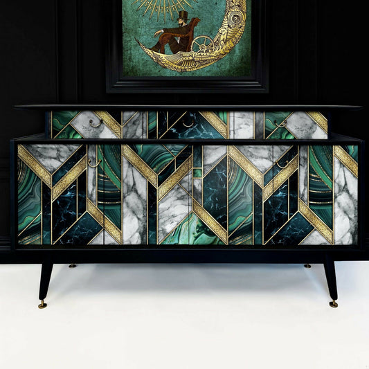 Art Deco Sideboard Green Gatsby