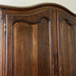 Wardrobe Antique French Louis XVI Style Oak Two Door Carved Armoire LOT 6464
