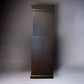 Vintage Repro Antique Style Mahogany Black Painted Chest on Chest of Drawers
