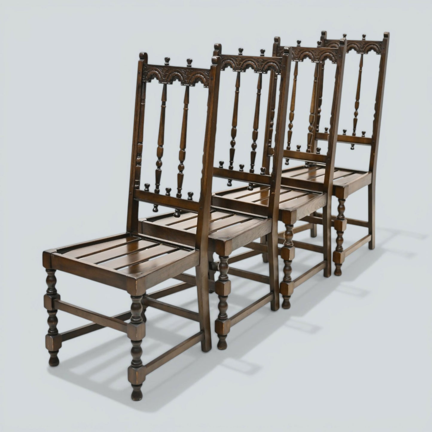 4 Ercol Dining Chairs Yorkshire Range Dark Finish FREE Nationwide Delivery*