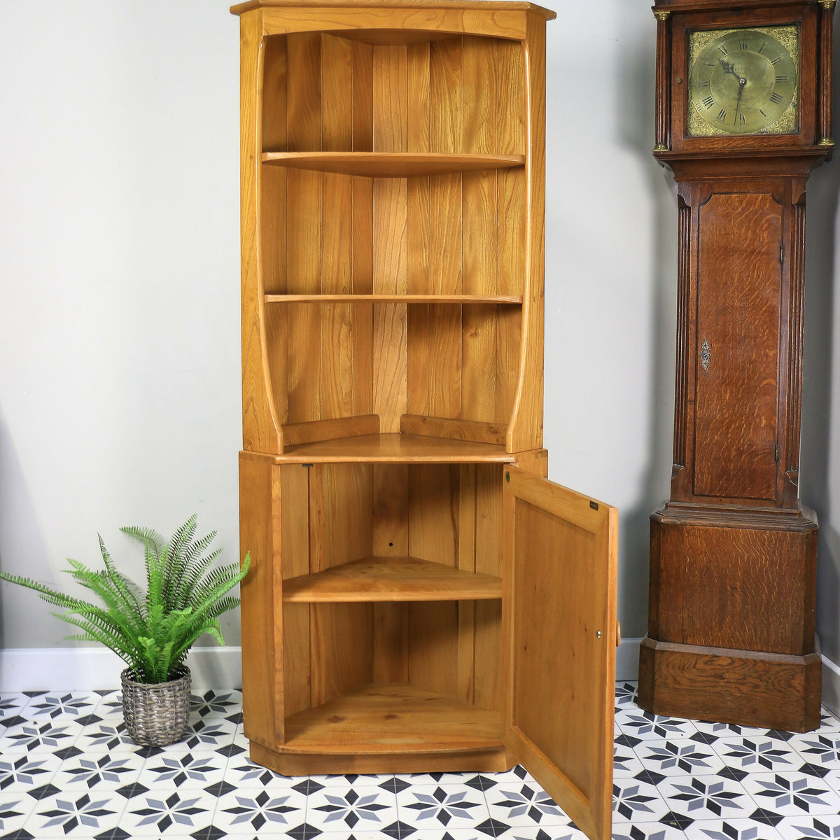 Ercol Windsor Elm Corner Unit Blonde Model 743