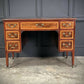 18th Century Marquetry Inlaid Mahogany Writing Desk