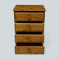 Ducal Vintage Pine Chest of 4 Drawers Antique Pine Victoria Range FREE Delivery*