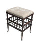 Antique Mahogany late Victorian spindle stool