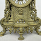 Clock Vintage French Style Quartz Ornate Roman Numeral Mantel Clock LOT 6443