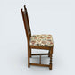 6 Yorke Old Charm Dining Chairs Trellis Fabric Light Oak Frames FREE UK Delivery