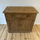 Antique Pine Two Door Housekeepers Cupboard Stripped Pine Sideboard Cupboard