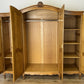 Wardrobe Vintage French Louis XVI Style Oak Four Door Carved Armoire LOT 6497
