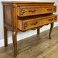Chest of Drawers Vintage French Louis Oak 2 Drawers Carved Cabinet LOT 6232