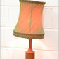 Vintage teak table lamp side lamp base (no shade!) mid century danish design