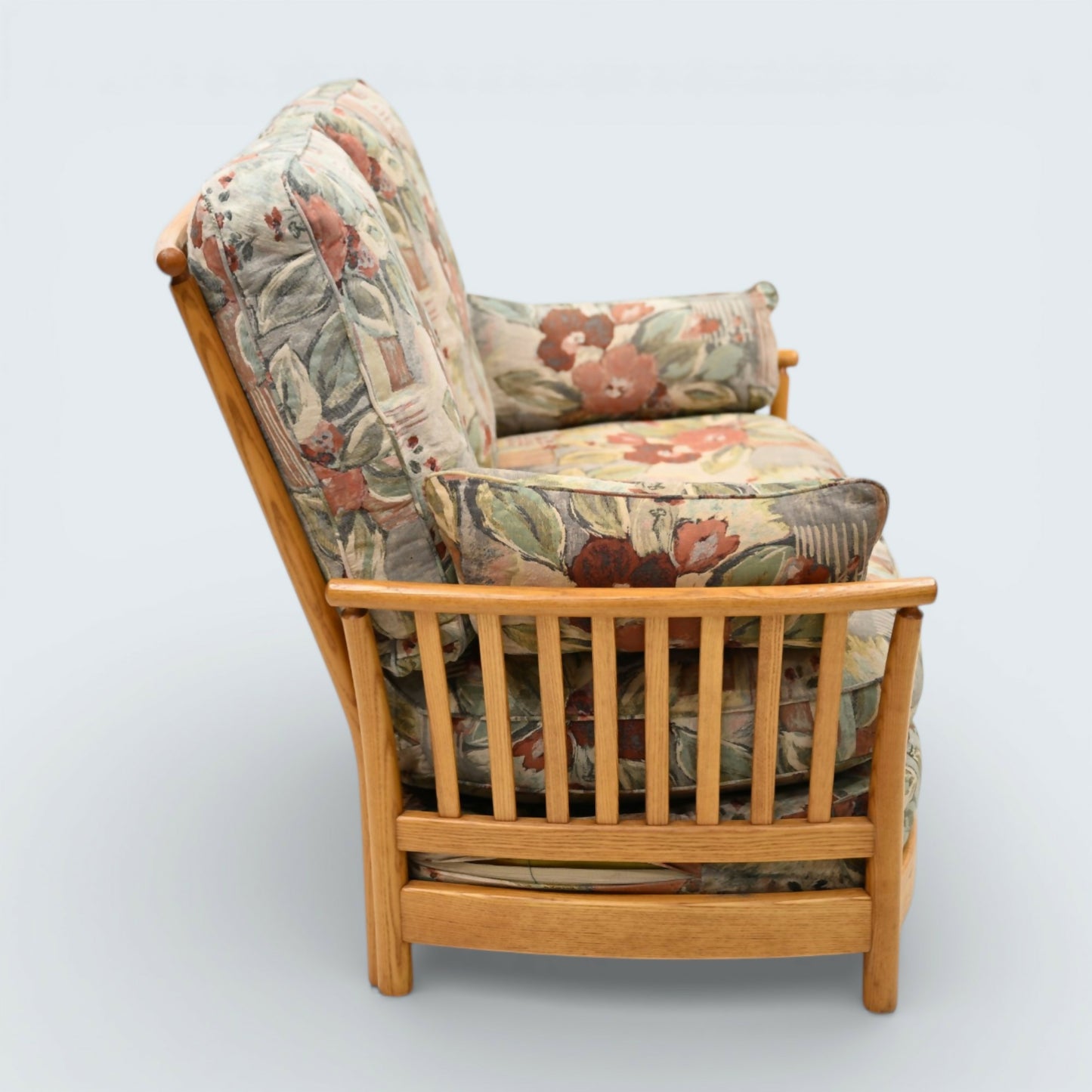 Ercol Renaissance 2str Sofa Genuine Ercol Upholstery Light Finish FREE Delivery*