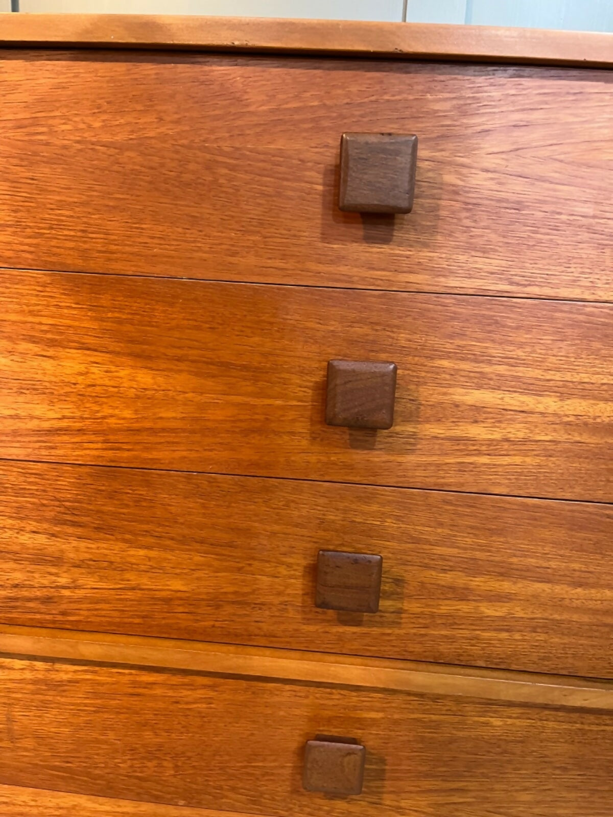Tallboy Teak Chest Of Drawers Mid 20th C 6 Drawer Chest Danish Style