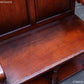A TITCHMARSH AND GOODWIN SOLID OAK TAVERN SEAT / SETTLE / PEW / HALL ARMCHAIR / BENCH.