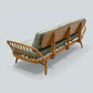 Ercol Studio Couch Day Bed New Webbing Light Finish Model 355 FREE UK Delivery