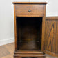 Vintage Oak Bed Side Cabinet