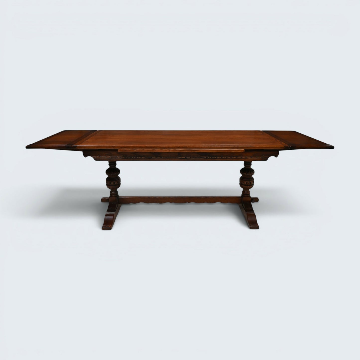 Old Charm Dining Table Can Seat 12 Extending Tudor Brown #1727 FREE UK Delivery