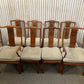 Chinese rosewood extension dining table with 8 chairs