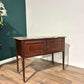 Edwardian inlaid mahogany washstand,