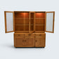 Ercol Windsor Wall Unit Display Cupboard 4 Piece Light Finish FREE UK Delivery