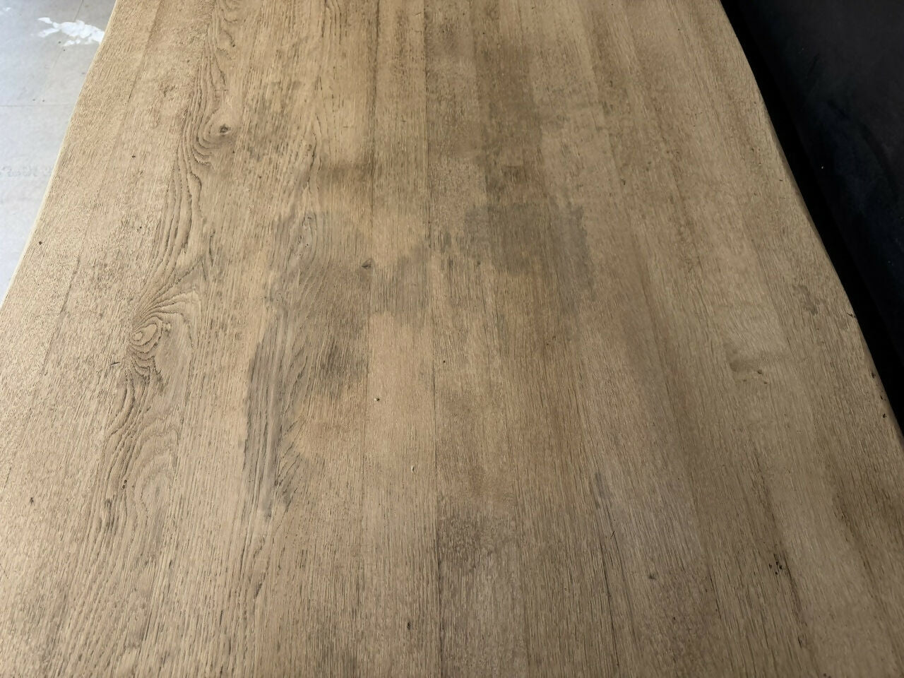Large and Deep Oak Farmhouse Dining Table