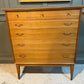 Vintage Chest Of Drawers In Walnut Designed By Alfred Cox & Sold Through Heals